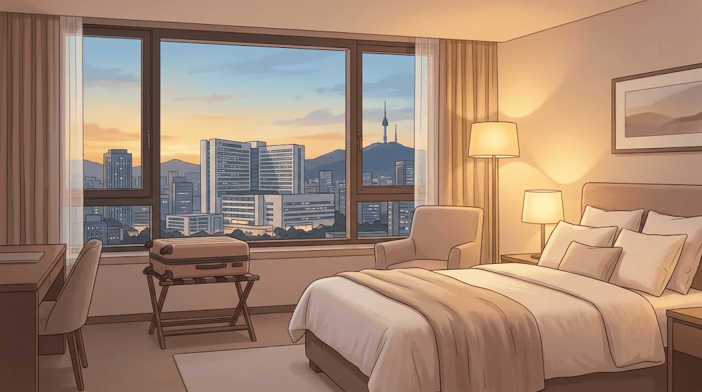 Accommodation near Seoul hospitals for international medical tourism patients